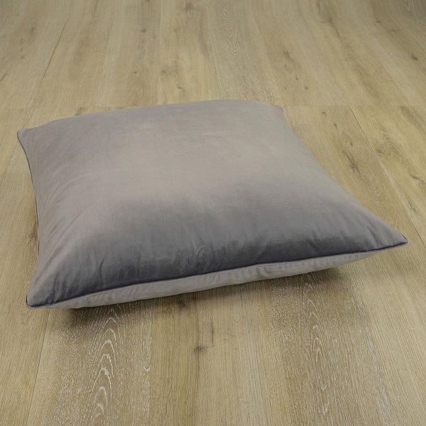 2 PCs Floor Cushion Covers - Space Grey